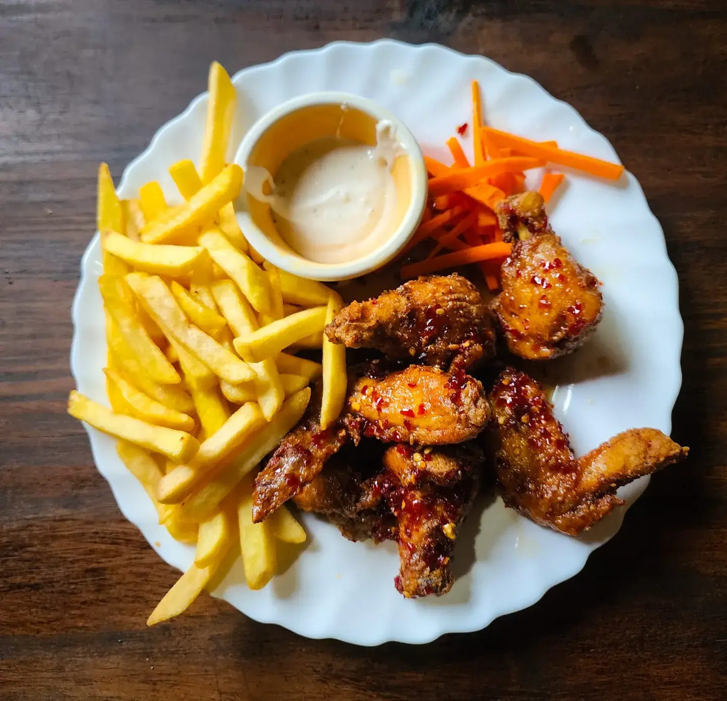 Alitas Honey Hot, del restaurante de Hotel El Pantano