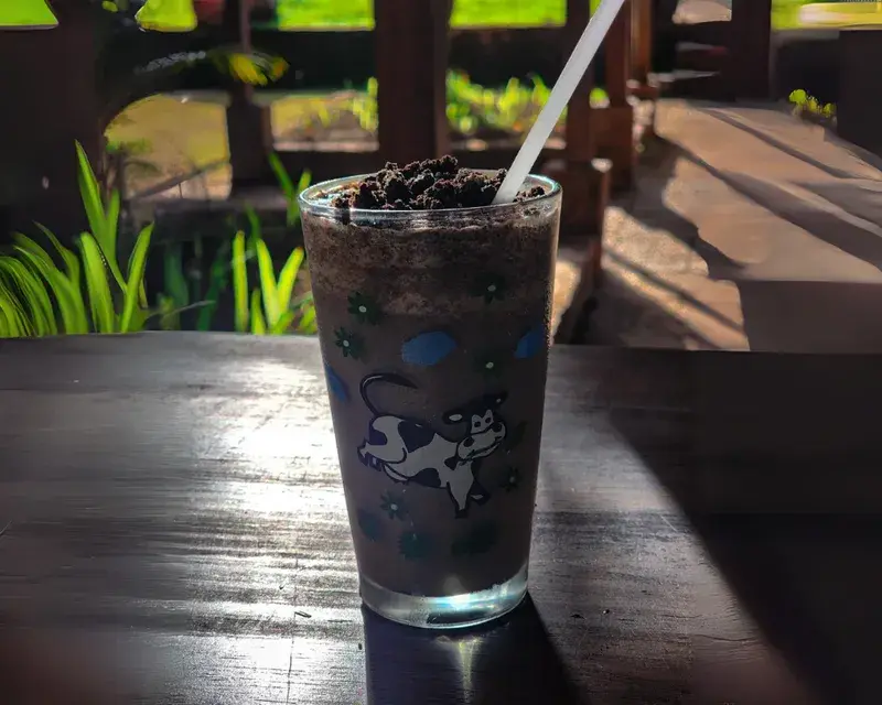 Batido Oreo, del restaurante de Hotel El Pantano